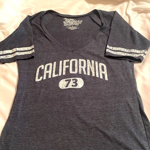 Tops 34 Sleeved California Vneck Baseball Tshirt Poshmark